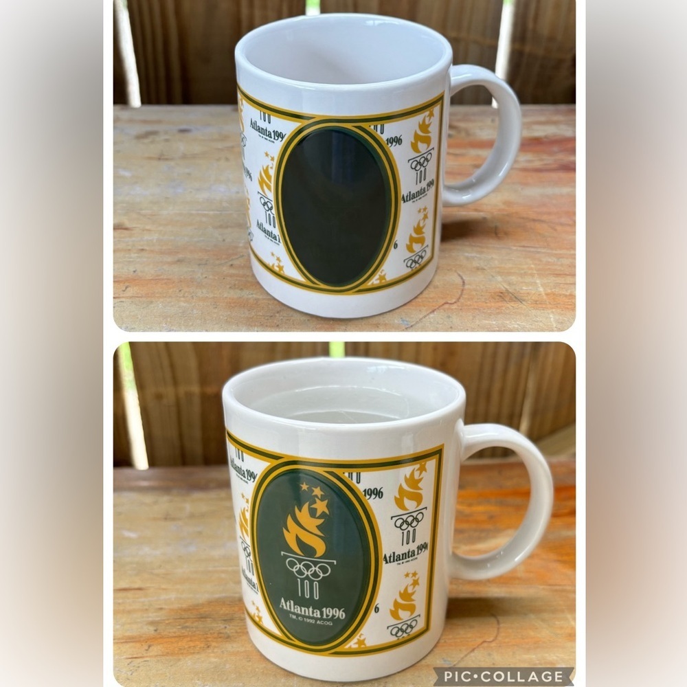Vintage 1996 Atlanta Olympics Heat Activated Torches Coffee Mug 10oz